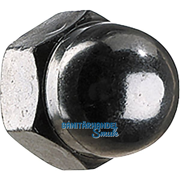 SECOTEC Hutmutter DIN1587 M 16 verzinkt-blau KP-25