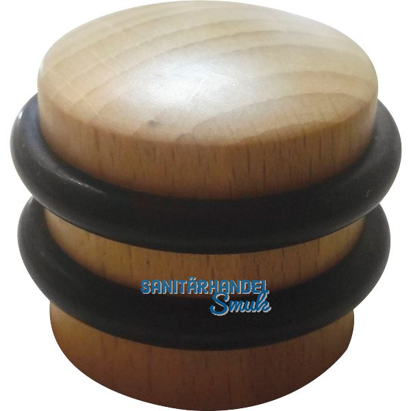 SECOTEC Bodent�rpuffer - � 40 mm,H�he 34 mm,Anschlag 2 Gummiringe Eiche SB-1 BL3