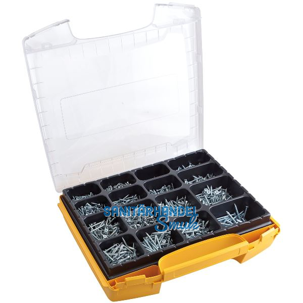 SCH-Sortimentskoffer Blechschrauben SNK verzinkt DIN7982