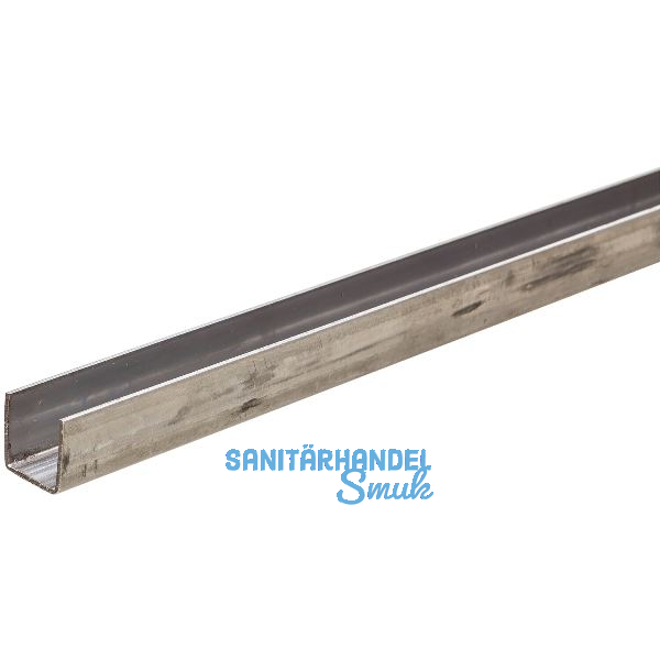 Edelstahl U-Profil 1.4301 20x20x20x2