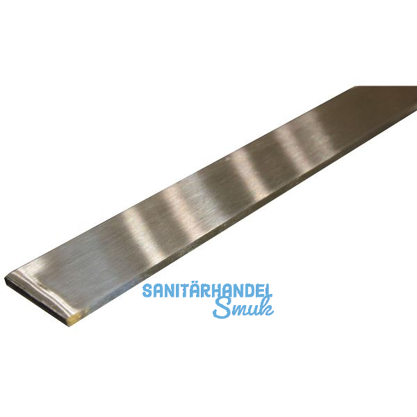 Edelstahl - Flachstange 1.4301, geschliffen K240 30/5 mm