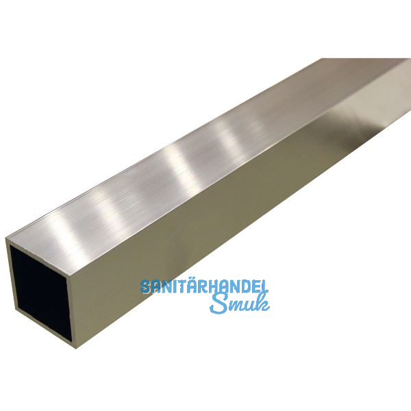 Aluminium Vierkantrohr AlMgSi0,5 (6060) T66 (F22) 50/50/2 mm
