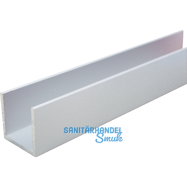 Aluminium U-Profil AlMgSi0,5 Eloxiert E6/EV1 gleichschenkelig 25/25/25/2 mm