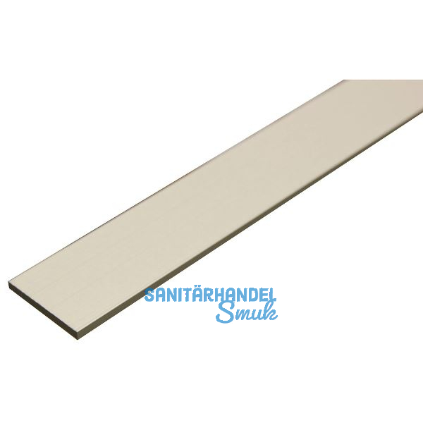Aluminium Flachstange AlMgSi0,5 (6060) T66 (F22) Eloxiert E6/EV1 30/3 mm
