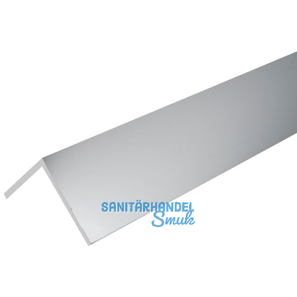 Aluminium Winkel AlMgSi0,5 Eloxiert E6/EV1 gleichschenkelig 60/60/3 mm, silber