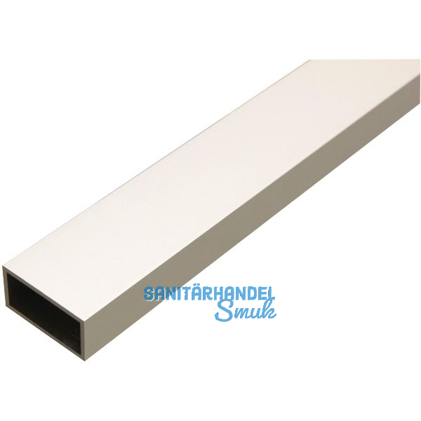 Aluminium Rechteckrohr AlMgSi0,5 (6060) T66 (F22) Eloxiert E6/EV1 40/20/2 mm