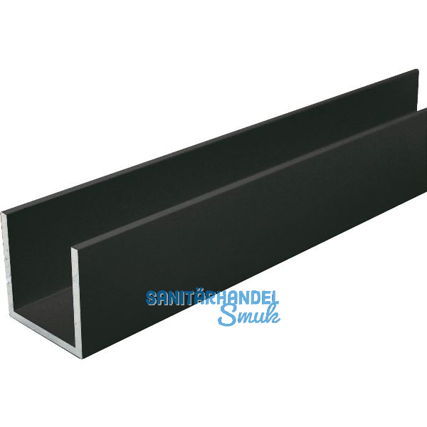 Aluminium U-Profil AlMgSi0,5 Eloxiert E6/C35 gleichschenkelig 20/20/20/2 mm
