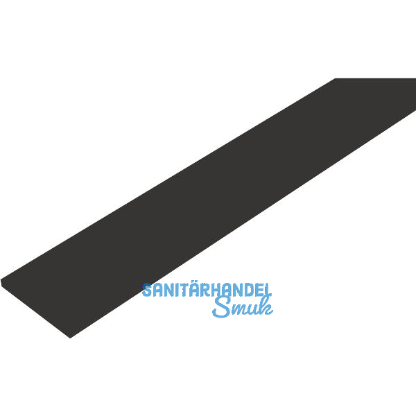 Aluminium Flachstange AlMgSi0,5 Eloxiert E6/C35 40/2 mm, schwarz