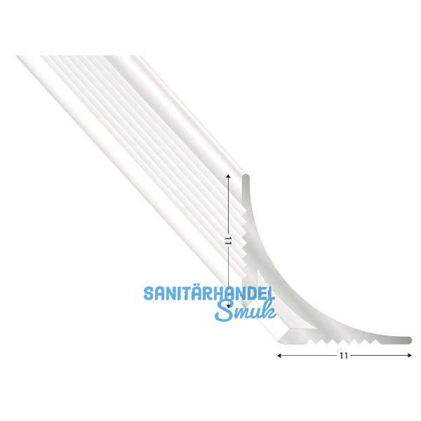 Aluminium Inneneck-Profil, L 3000 mm