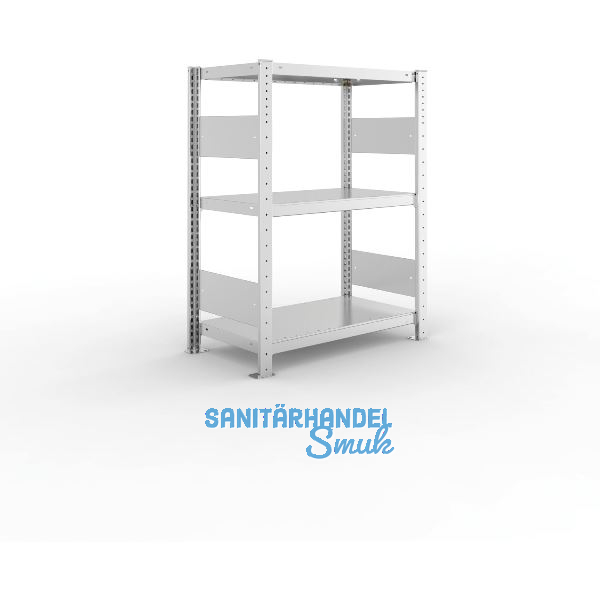 META Steck-Grundregal 1025 x 750 x 400 mm 3 Fachb�den 100 kg