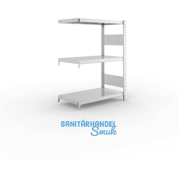 META Steck-Anbauregal 1025 x 750 x 400 mm 3 Fachb�den 100 kg