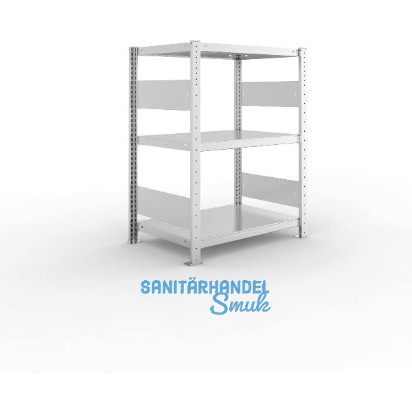 META Steck-Grundregal 1025 x 750 x 500 mm 3 Fachb�den 100 kg