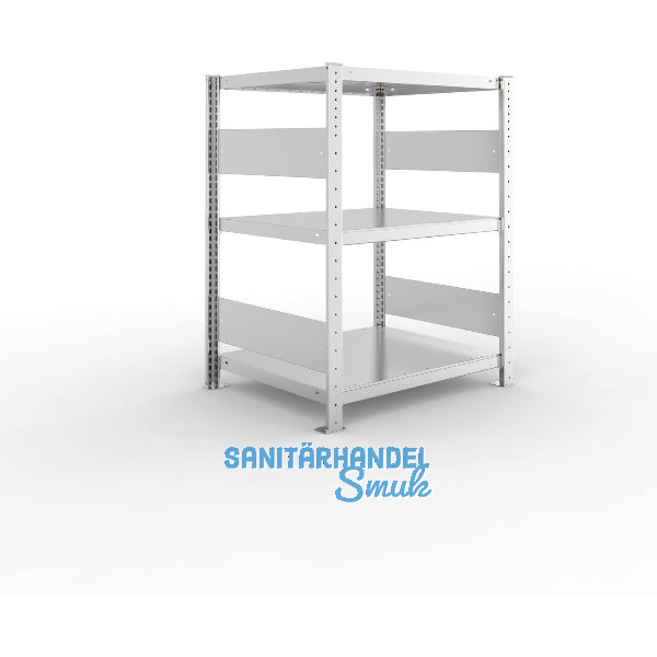 META Steck-Grundregal 1025 x 750 x 600 mm 3 Fachb�den 100 kg