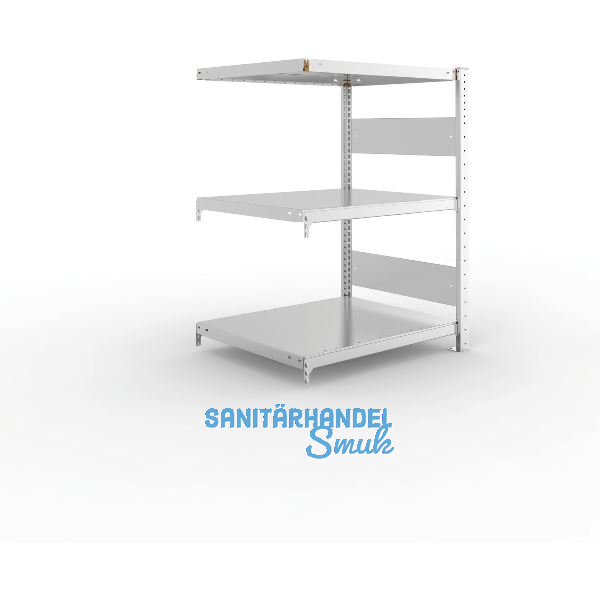 META Steck-Anbauregal 1025 x 750 x 600 mm 3 Fachb�den 100 kg
