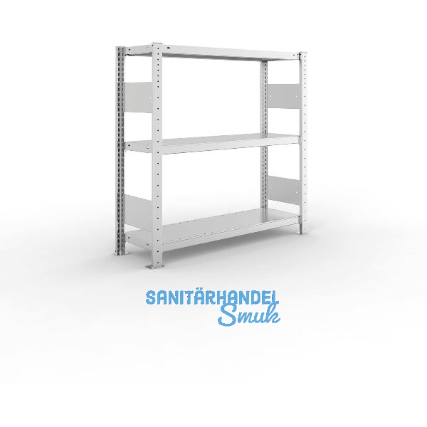 META Steck-Grundregal 1025 x 1000 x 300 mm 3 Fachb�den 150 kg