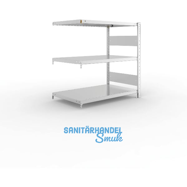 META Steck-Anbauregal 1025 x 1000 x 600 mm 3 Fachb�den 150 kg