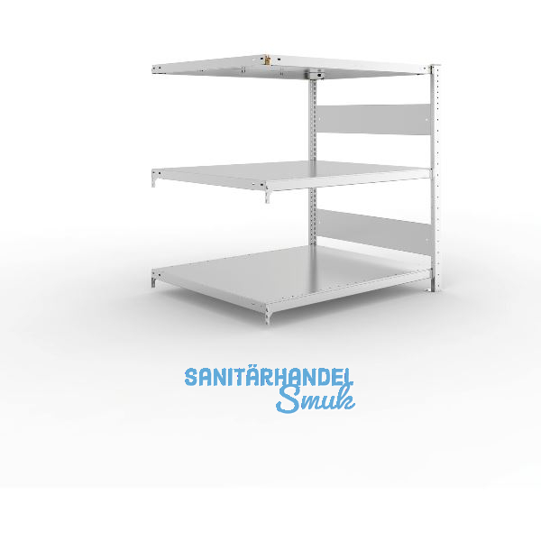 META Steck-Anbauregal 1025 x 1000 x 800 mm 3 Fachb�den 230 kg