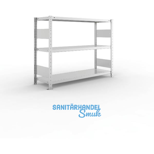 META Steck-Grundregal 1025 x 1300 x 400 mm 3 Fachb�den 230 kg