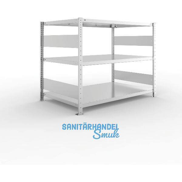 META Steck-Grundregal 1025 x 1300 x 800 mm 3 Fachb�den 230 kg