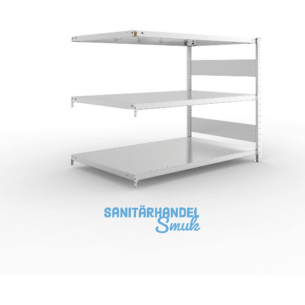 META Steck-Anbauregal 1025 x 1300 x 800 mm 3 Fachb�den 230 kg