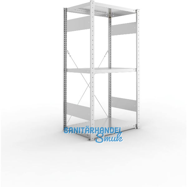 META Steck-Grundregal 1500 x 750 x 500 mm 3 Fachb�den 100 kg