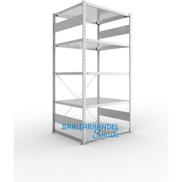 META Steck-Grundregal 2000 x 1000 x 800 mm 5 Fachb�den 230 kg