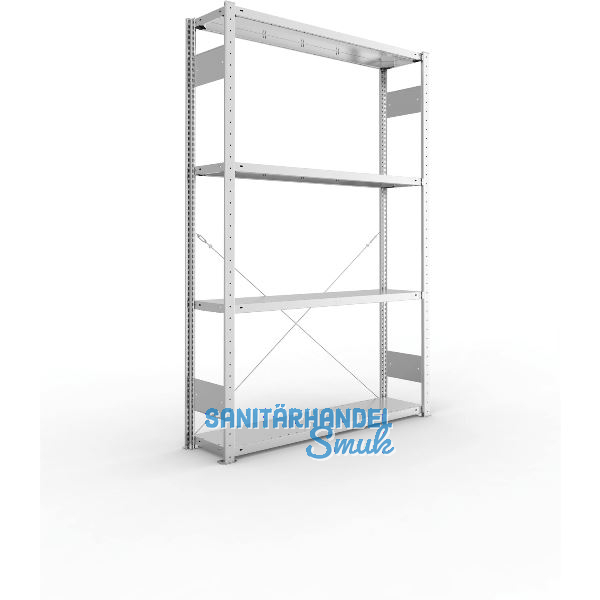 META Steck-Grundregal 2000 x 1300 x 300 mm 4 Fachb�den 230 kg