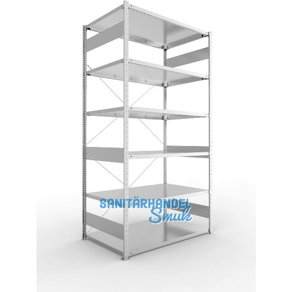 META Steck-Grundregal 2500 x 1300 x 800 mm 6 Fachb�den 230 kg