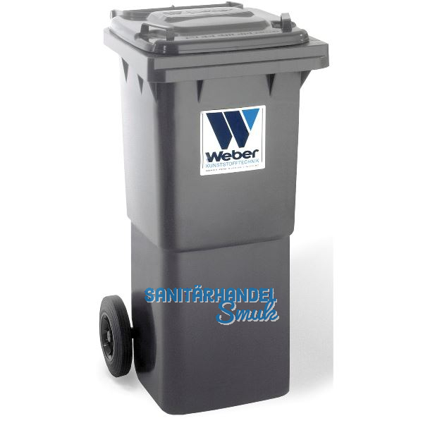 M�lltonne 60 Liter Kunststoff grau