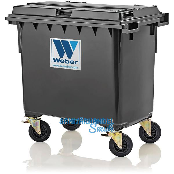 Gro�raum-M�llbeh�lter 770 Liter Kunststoff grau