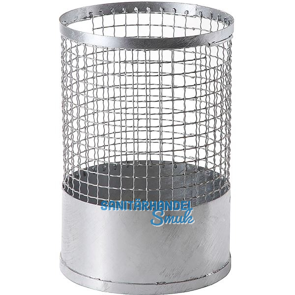 M�llkorb rund verzinkter Draht 70 Liter