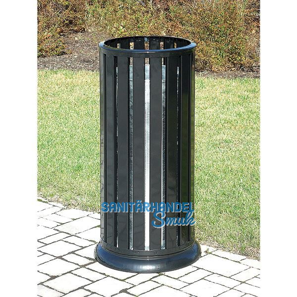 Metallabfallbeh�lter schwarz 55 Liter