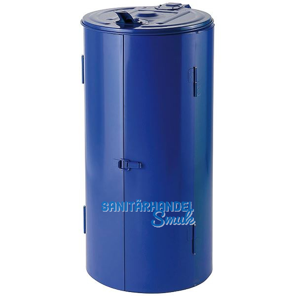 Wertstoffsammler rund 120 Liter blau