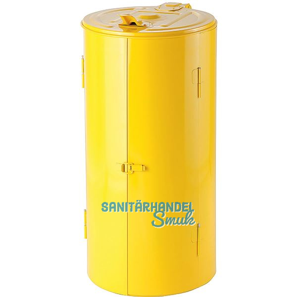 Wertstoffsammler rund 120 Liter gelb