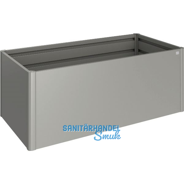 BIOHORT Hochbeet 2 x 1 quarzgrau-metallic