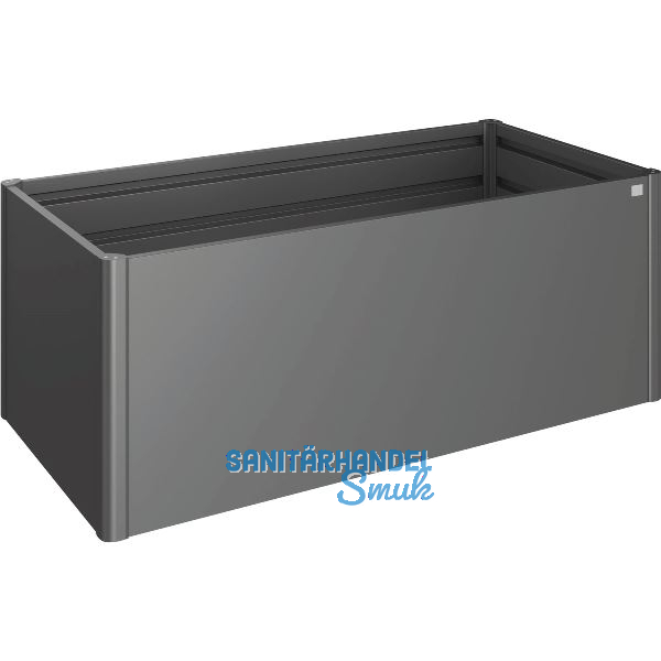 BIOHORT Hochbeet 2 x 1 dunkelgrau-metallic
