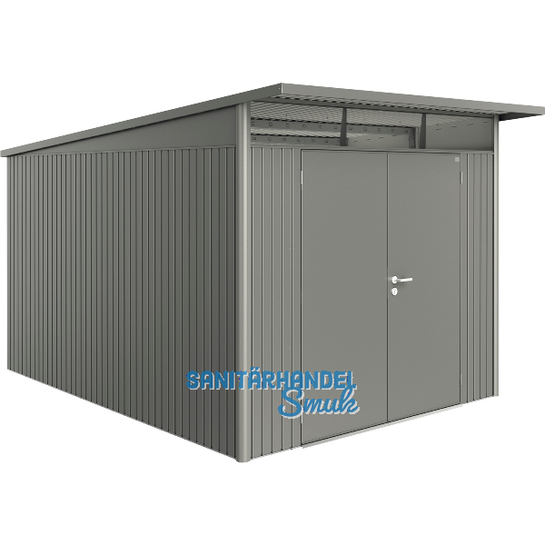 BIOHORT Ger�tehaus AvantGarde A8 quarzgrau-metallic Doppelt�r