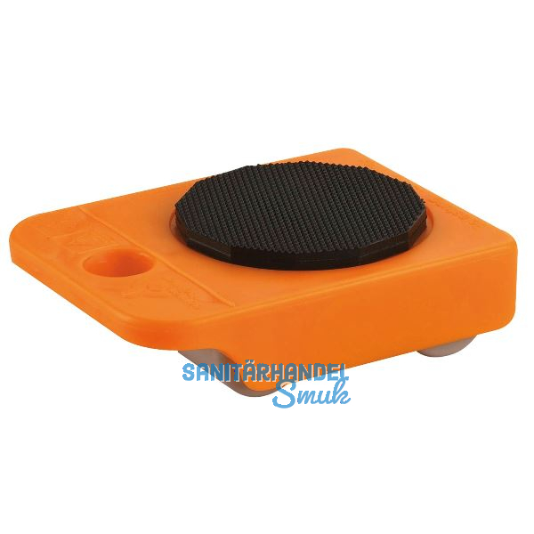 D�RNER + HELMER M�belroller mit PU-R�der und Drehteller 105 x 75 x 35 mm 150 kg