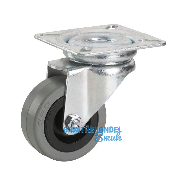 D�RNER + HELMER Lenkrolle Gummi 50 mm 45 kg