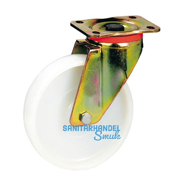 D�RNER + HELMER Lenkrolle Polyamid-Rad 125 mm 300 kg