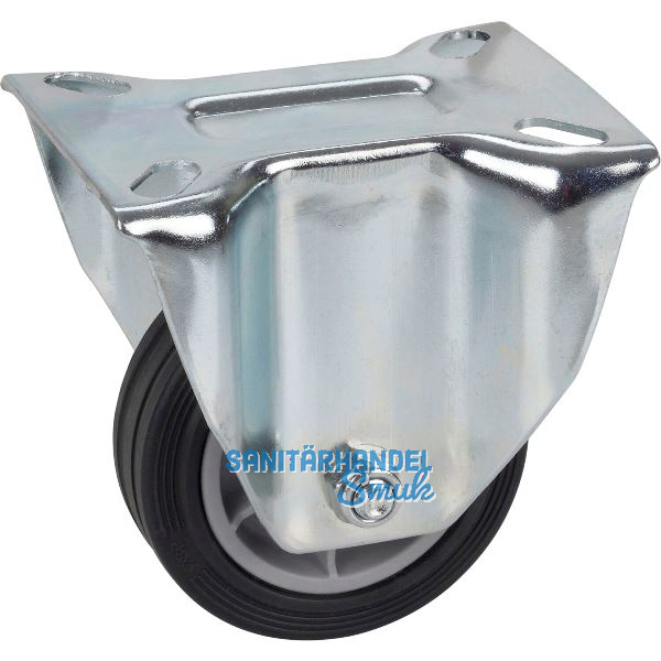 D�RNER + HELMER Bockrolle TPE PP-Felge 80 mm 50 kg