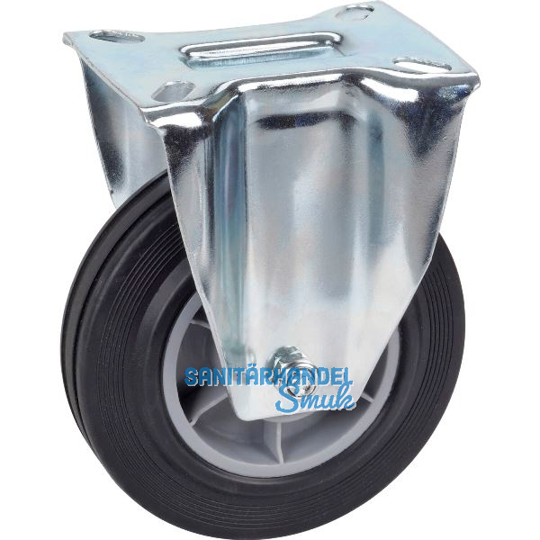 D�RNER + HELMER Bockrolle TPE PP-Felge 125 mm 100 kg