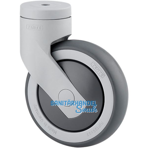 TENTE Lenkrolle Kunststoff R�ckenloch Anschraubloch 100 mm 100 kg