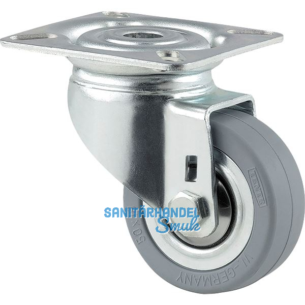 TENTE Lenkrolle Agila 2470 DIK Platte 50 mm 40 kg