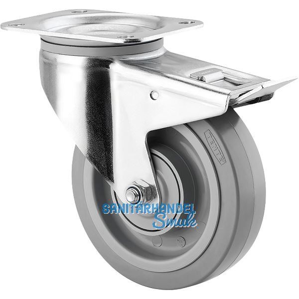 TENTE Lenkrolle Elastik Totalfeststeller 200 mm 400 kg