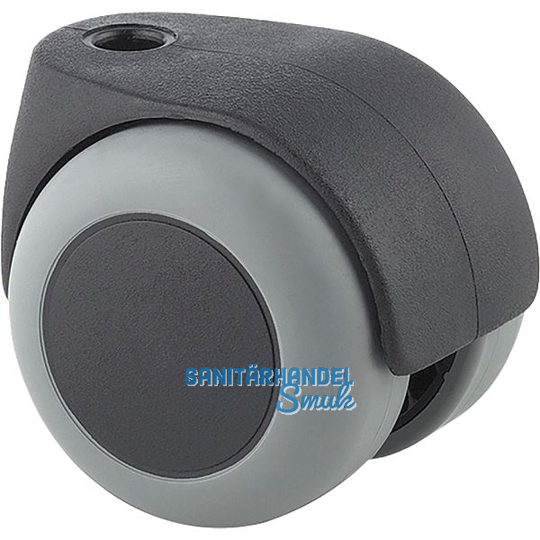 TENTE Lenkrolle TPR/Polypropylen Schn�pperloch Radbremse 50 mm