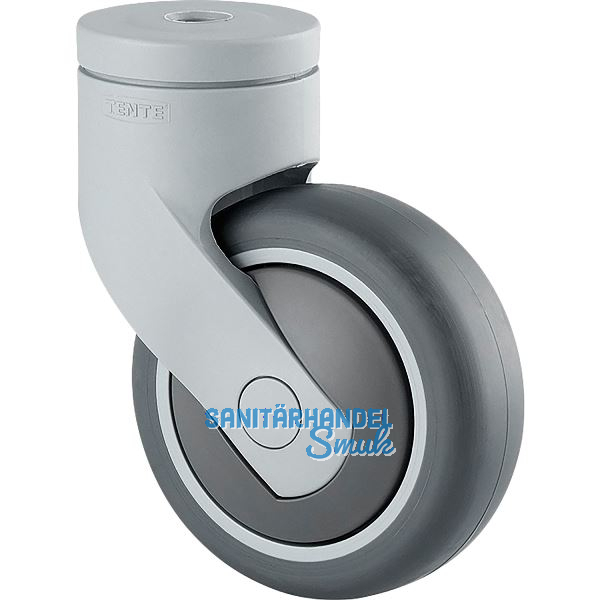 TENTE Lenkrolle TPR/Kunststoff Fadenschutz Schn�pperloch 50 mm 75 kg
