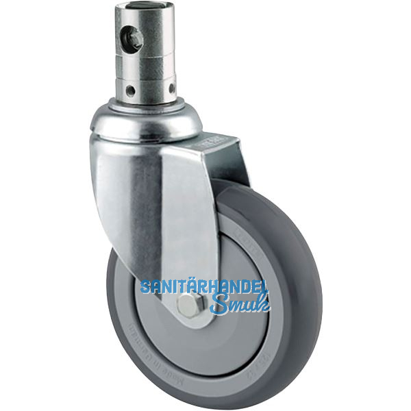 TENTE Lenkrolle Polyamid zentral total- und zentral richtungsfest.150 mm 100 kg