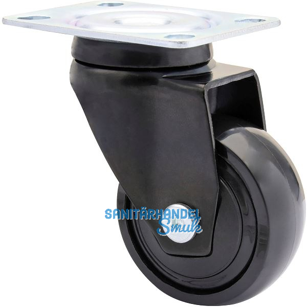 WAGNER Lenkrolle Kunstoff-Rad schwarz 50 mm 50 kg