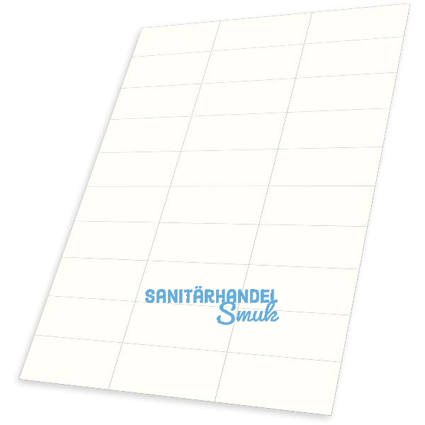 Etiketten wei� 70 x 29,7 mm